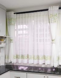 Matte black curtain rods