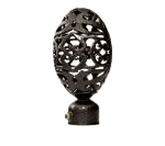 Net finial matte black